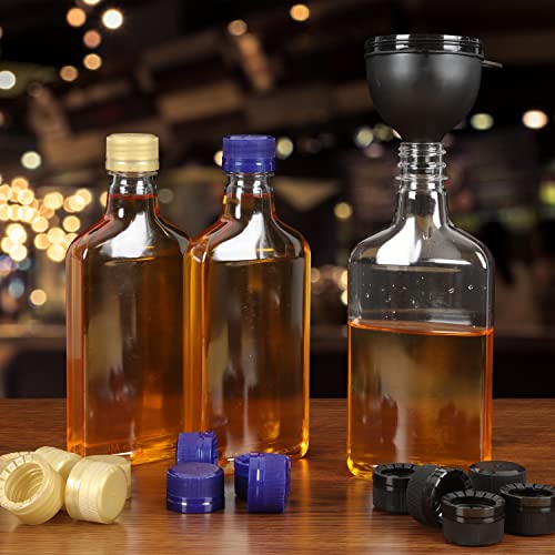 Pellah 200 ml Flask Bottle with Caps Leak-Proof Tamper-Evident